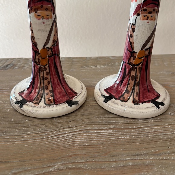 Yuletide 8" Tall Candlesticks by ZRIKE (Set of 2) - Picture 3 of 11